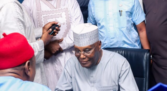 Atiku, Amaechi file ADC presidential forms for 2027 race