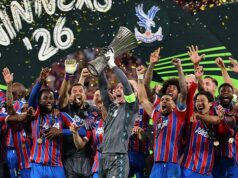 Crystal Palace beat Rayo Vallecano to win first European trophy Palace