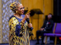Pastor Omakwu kneels on pulpit, begs Wike to spare Jabi Lake