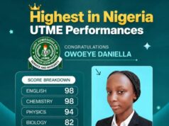 2026 UTME: Ekiti-born student emerges top scorer with 372 marks UTME