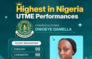 2026 UTME: Ekiti-born student emerges top scorer with 372 marks UTME