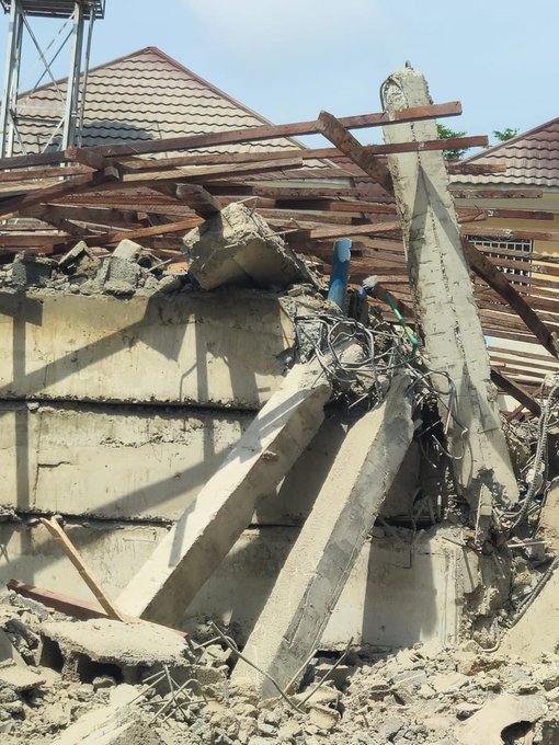 5 dead as three-storey building collapses in Abuja Building