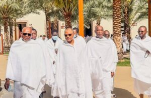 First since 1999: Uba Sani visits Kaduna pilgrims in Saudi Arabia, gives them cash Sani