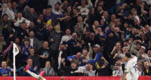 Leeds beat Burnley to secure Premier League survival Leeds