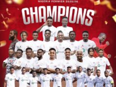 Tinubu congratulates Rangers after winning NPFL title