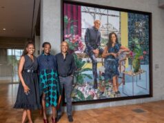 PHOTOS: Obama unveils new portrait by Nigerian-born artist Akunyili in US Portrait