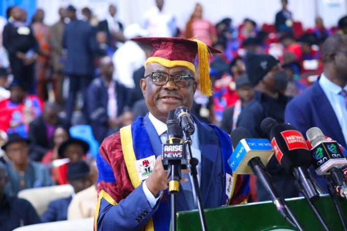 Wike at UNIPORT Wike