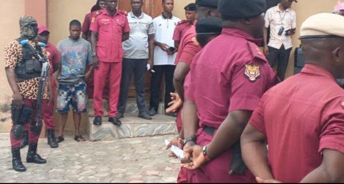 Amotekun arrest in Ondo Amotekun