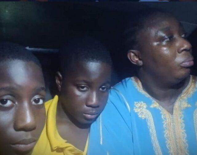 Police rescue abducted mother, twin sons