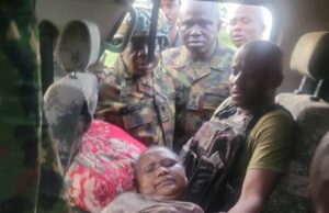 Troops rescue late General Rabe’s wife from bandits