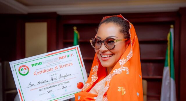 Natasha receives Certificate of Return for 2027 Senate race
