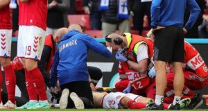 Denmark-Ukraine match abandoned after Eriksen collapses on pitch Eriksen