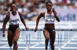Amusan wins 100m hurdles at Paris Diamond League Amusan