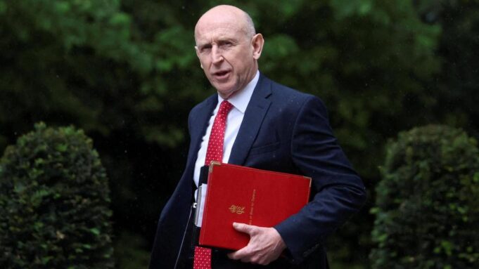 British Defence Minister John Healey Military