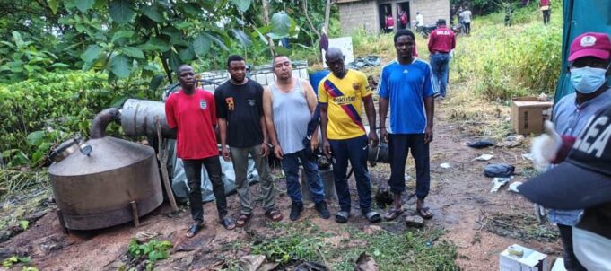 NDLEA uncovers drug lab in Oyo forest, nabs Mexican NDLEA