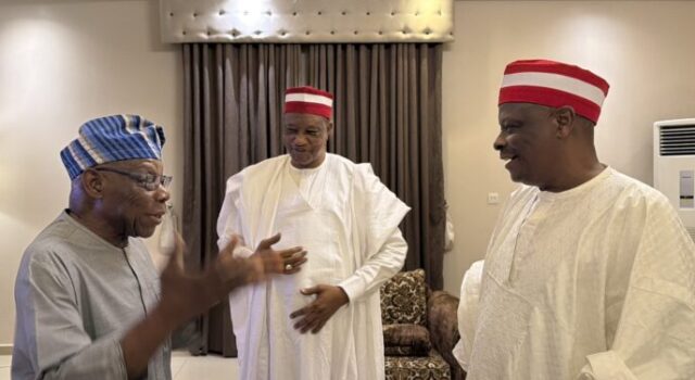 2027: Kwankwaso visits Obasanjo in Kano