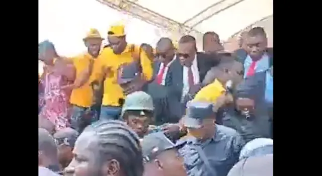 Adeleke, others escape unhurt as podium collapses at political rally