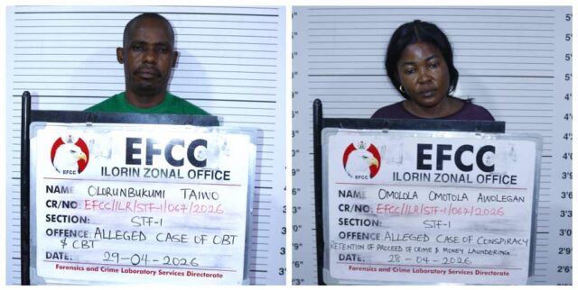 EFCC arraigns couple over N1.09bn contract fraud