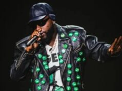 Davido highlights abducted Oyo pupils, teachers with custom jacket at FIFA concert