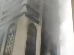 Fire erupts at Polaris Bank building in Lagos
