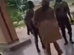 Suspected laptop thief forced to dance after arrest at NOUN