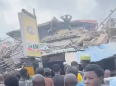 Many feared trapped as building collapses in Lagos