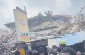 Many feared trapped as building collapses in Lagos