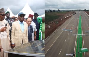 At last, Tinubu inaugurates Abuja road, relocates Apo mechanics, traders Tinubu