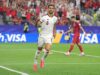 Spain edge Portugal with late Merino goal to reach World Cup quarter-finals