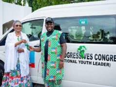 Remi Tinubu donates buses to APC youth leaders Tinubu