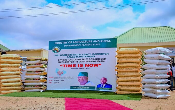 Mutfwang distributes 500 truckloads of subsidised fertiliser, targets Plateau Potato value chain Fertiliser, Mutfwang