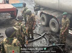 Army destroys illegal bunkering site in Lagos, nabs 6 suspects Bunkering site