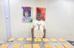 NDLEA nabs businessman over attempt to export cocaine package as foodstuffs to UK NDLEA