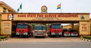 Kano fire service rescues worker trapped in collapsed fence wall