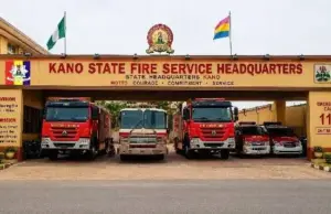 Kano fire service rescues worker trapped in collapsed fence wall