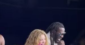 Burna Boy, Shakira perform at Barclays Center show in New York Burna Boy