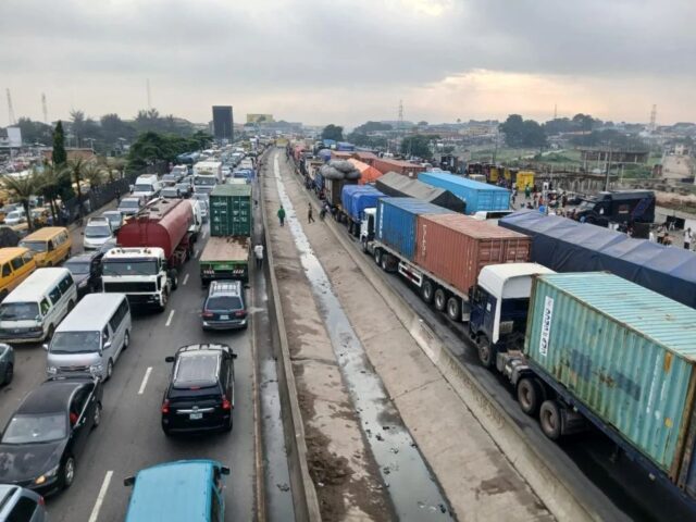 Motorists stranded as multiple crashes cause gridlock on Lagos-Ibadan expressway Lagos