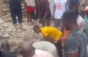 Building collapse traps four in Kano