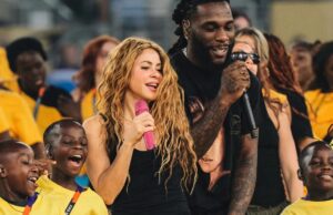 Burna Boy, Shakira reunite ahead of historic World Cup final halftime show