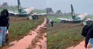 Enugu Air crashes at Benin Airport