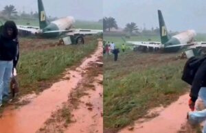 Enugu Air crashes at Benin Airport