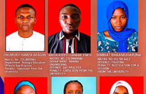 CUSTECH expels two students over same-sex conduct, rusticates four