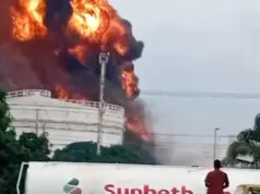 Fire breaks out at fuel terminal in Lagos