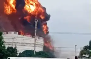 Fire breaks out at fuel terminal in Lagos