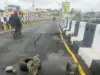 Section of newly commissioned Osun flyover damaged after heavy rainfall