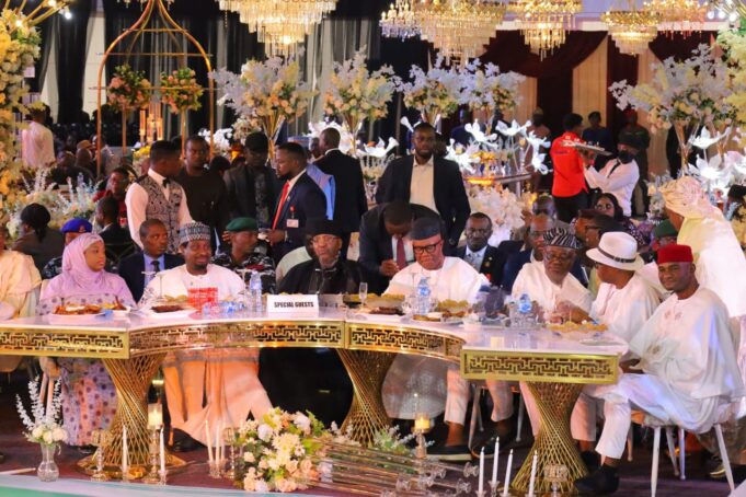 Wike and others at FCT dinner Wike