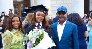 Wike’s daughter bags law degree from UK varsity Wike