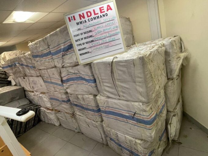 NDLEA intercepts N6.2bn drugs at Lagos airport NDLEA
