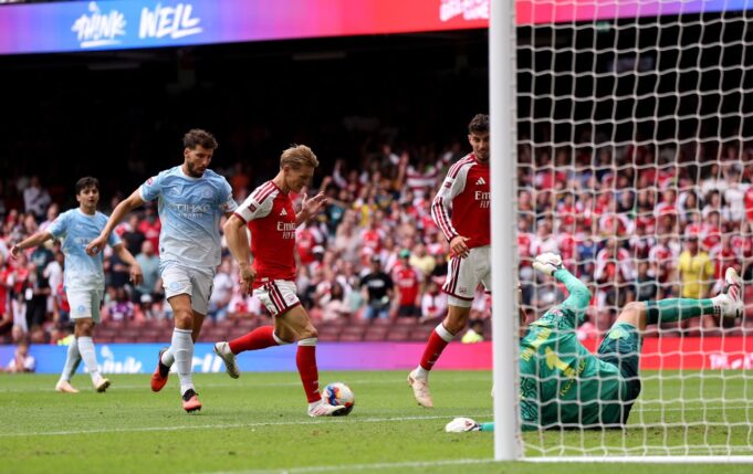 Arsenal vs Man City in Community Shield Arsenal