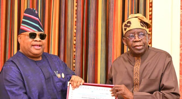 Why I visited Tinubu at Aso Rock ― Adeleke Tinubu